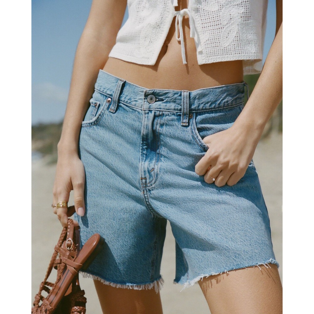 Denim shorts